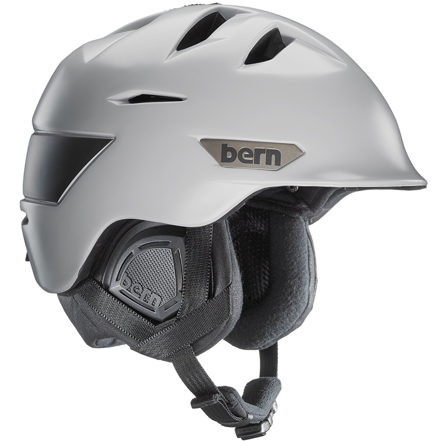 Bern Kingston Ski/Snowboard Helmet, S/M, Satin Grey